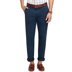 Clark Fit Garment-Dyed Chinos - Navy